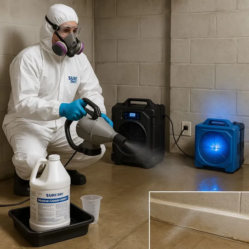 Sanitization and Odor Removal process in Lanham-Seabrook, MD
